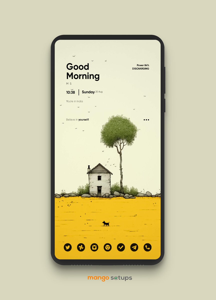mangosetups (@mangosetups) on Twitter photo ᯽𝐴𝑛𝑑𝑟𝑜𝑖𝑑 𝐻𝑜𝑚𝑒𝑠𝑐𝑟𝑒𝑒𝑛 𝑆𝑒𝑡𝑢𝑝᯽
Apps used ⤵️
◎ Launcher #WithNova
◎ ZaQi #Wallpaper <a href="/obasu75/">Oba's ZaQi</a>
◎ Dark Void #Icons <a href="/natewren/">Nate Wren</a>
◎ Floral #Kwgt <a href="/theandrofreak/">theandrofreak</a>
#hishoot2i #mangosetups #minimal
#Aahomescreens <a href="/AndroidAuth/">Android Authority</a>
👉Backup: mangosetups.in ᯽𝐴𝑛𝑑𝑟𝑜𝑖𝑑 𝐻𝑜𝑚𝑒𝑠𝑐𝑟𝑒𝑒𝑛 𝑆𝑒𝑡𝑢𝑝᯽
Apps used ⤵️
◎ Launcher #WithNova
◎ ZaQi #Wallpaper <a href="/obasu75/">Oba's ZaQi</a>
◎ Dark Void #Icons <a href="/natewren/">Nate Wren</a>
◎ Floral #Kwgt <a href="/theandrofreak/">theandrofreak</a>
#hishoot2i #mangosetups #minimal
#Aahomescreens <a href="/AndroidAuth/">Android Authority</a>
👉Backup: mangosetups.in