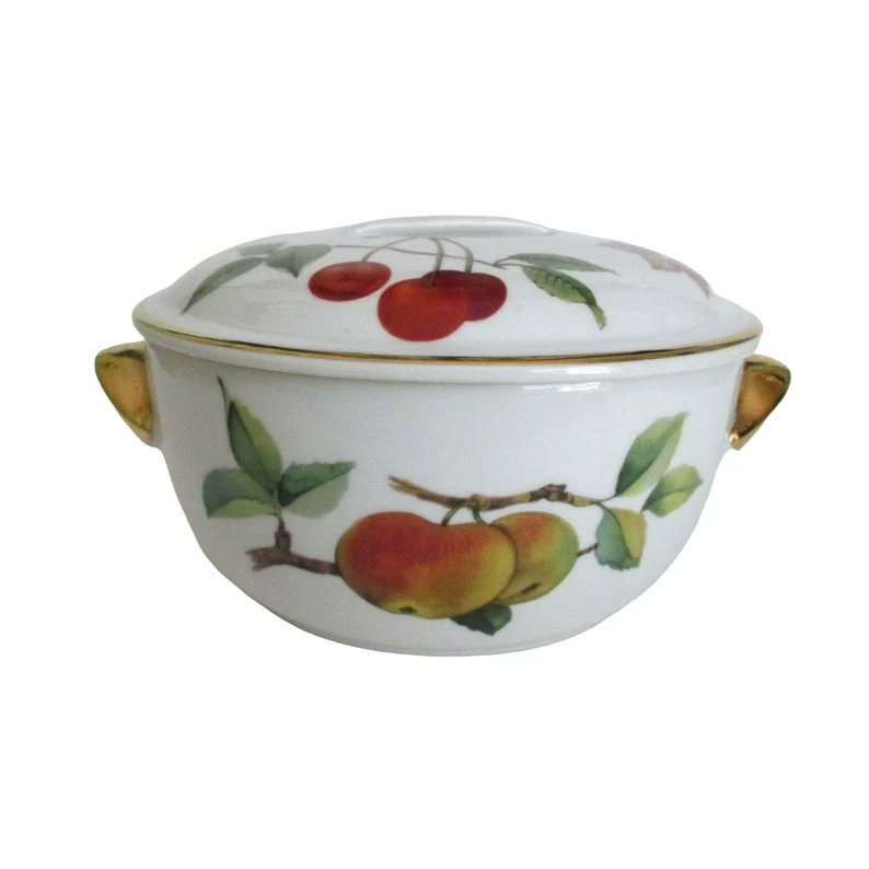 myvintagejunque's tweet photo. Check out what I'm selling. Royal Worcester Evesham Covered Casserole 1.50 Pt Baker Bakeware Ovenware:  #mercari https://t.co/VL7vG1WviW https://t.co/QmCyYzxnPf