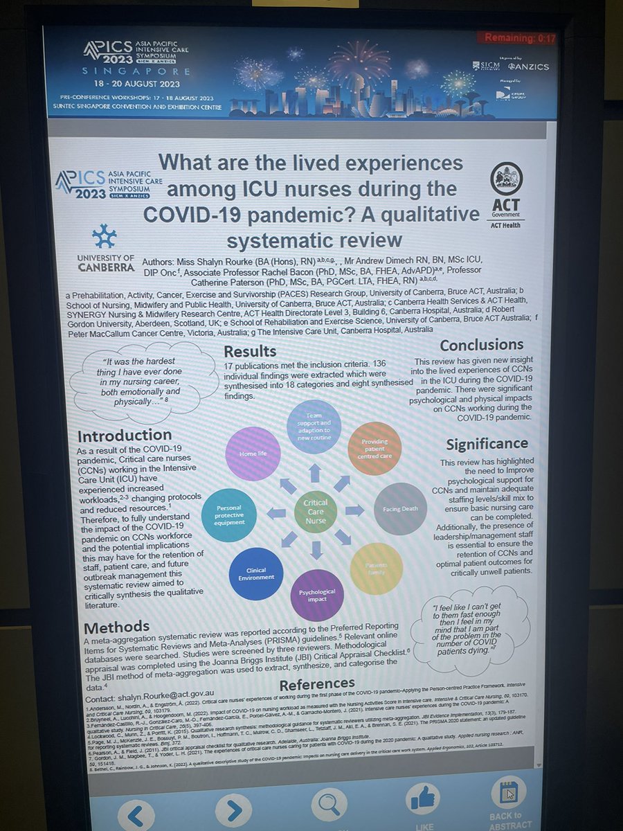 ShalynRourke's tweet photo. I had a great time at @ApicsOfficial this year! Thank you for the opportunity to present my ABSTRACT on the lived experiences of ICU nurses. https://t.co/5hZk2cVcjF