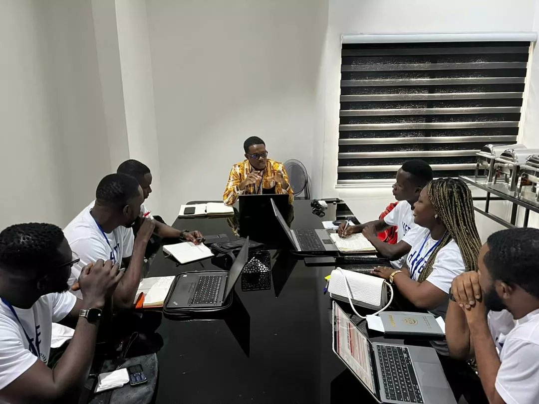 imdidteam's tweet photo. The Managers of IMDID Global Secretariat Holds Second Triannual Meeting at Cafe-Bar Noir on August 19, 2023.

The Global Secretariat holds in-person meetings with the Executive Director every four months to have various discussions pertaining the progress of the tasks
1/3 https://t.co/OtTPZ8LsYN