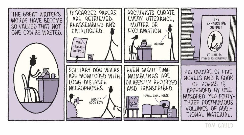tomgauld's tweet image. My cartoon for this weekend’s @GdnSaturday / @GuardianBooks