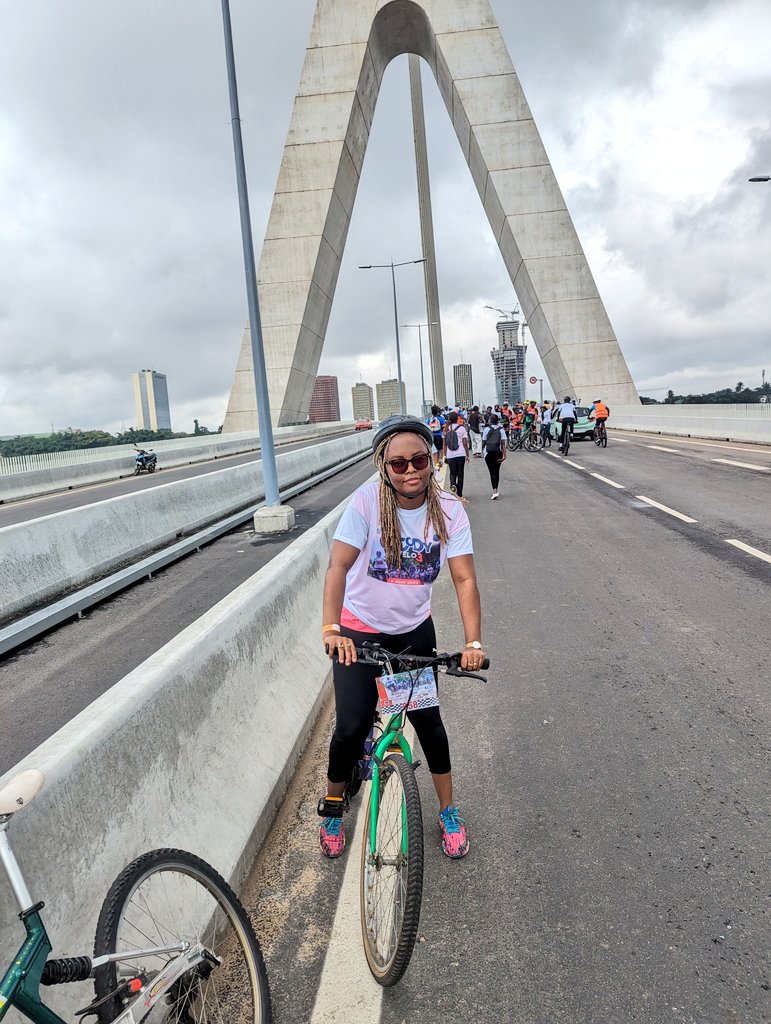 edithbrou's tweet image. Depuis 7h30, Cocody à Vélo 🇨🇮🚴‍♀️ Super expérience ☺️🤩