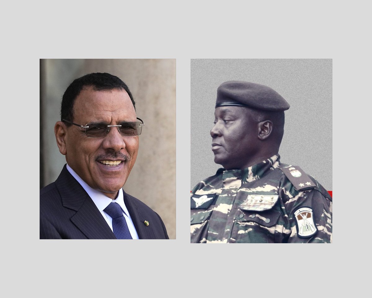 #Niger : #Tiani et #Bazoum en rivalité stratégique ! Tiani évince les Russes en échange du retrait US du conflit CEDEAO&Co pour Bazoum ou contre les putschistes (selon affinité). Paris vise le palais avec feu vert de Bazoum, mais un bombardement nécessite précision. Junte isolée,…