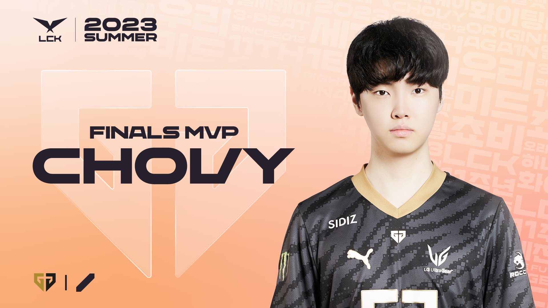 Chovy MVP LCK verano 2023 Gen.G