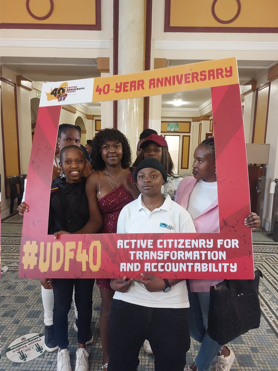 FrontUdf's tweet image. It&apos;s good to see young people joining  the celebration ✊🏾#UDF40