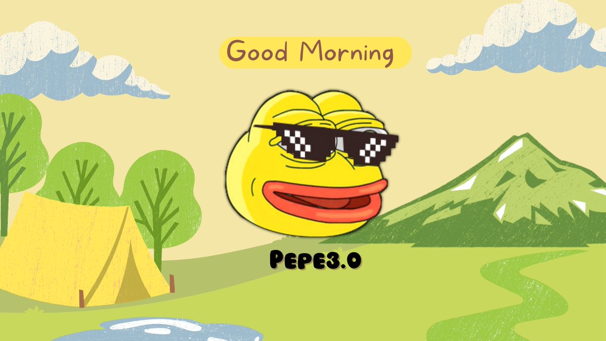 GM   EVERYONE！

Good day Sunday!

LFGGGGG！🚀🚀🚀
#Web3 #Crypto #memecoin #Bitcoin #Ethereum #Doge #SHIB #PEPE #Floki #PEPE3