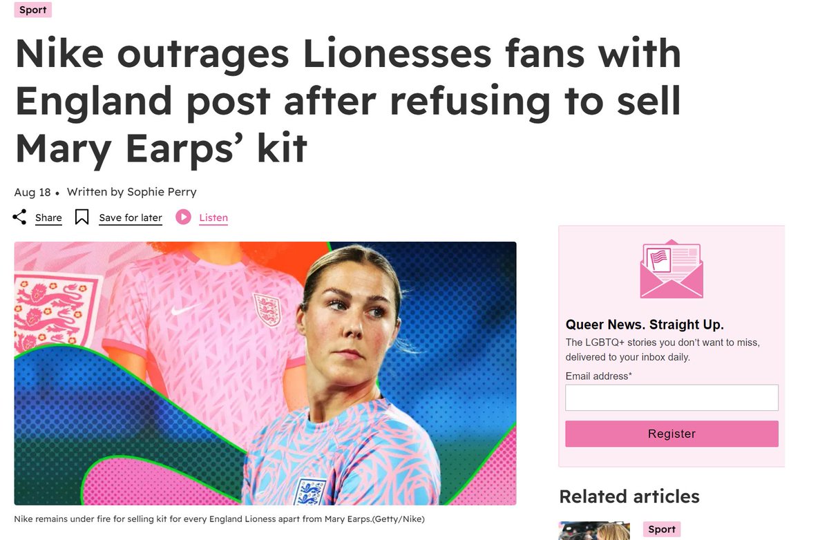 This feels like a good moment to mention that Nike refused to sell Mary Earps' kit...
#WomensWorldCupFinal #ENGESP