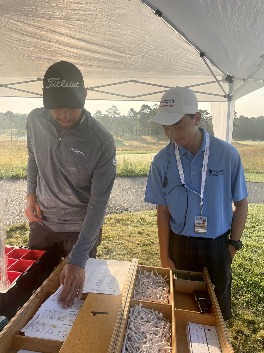 Off and running for the final round <a href="/MagnitChamp/">Magnit Championship</a> <a href="/golfattheConk/">the Conk</a> <a href="/KornFerryTour/">Korn Ferry Tour</a> Thank you to all the wonderful volunteers that made this week special #newfriends