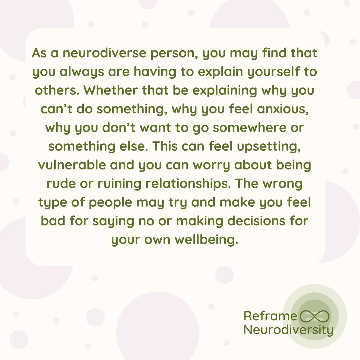 ReframeND's tweet image. When I am asked about effective communication with neurodiverse people, my first message is BE EMPATHETIC and try to understand 🤝 

Often autistic and neurodiverse people feel very isolated and different to others, and struggle life-long with making friends. But when you fin ...