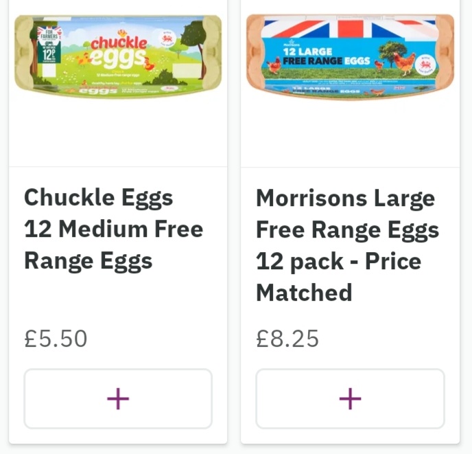 Dear <a href="/Morrisons/">Morrisons</a> What dystopian hellscape have I woken up to? #eggs