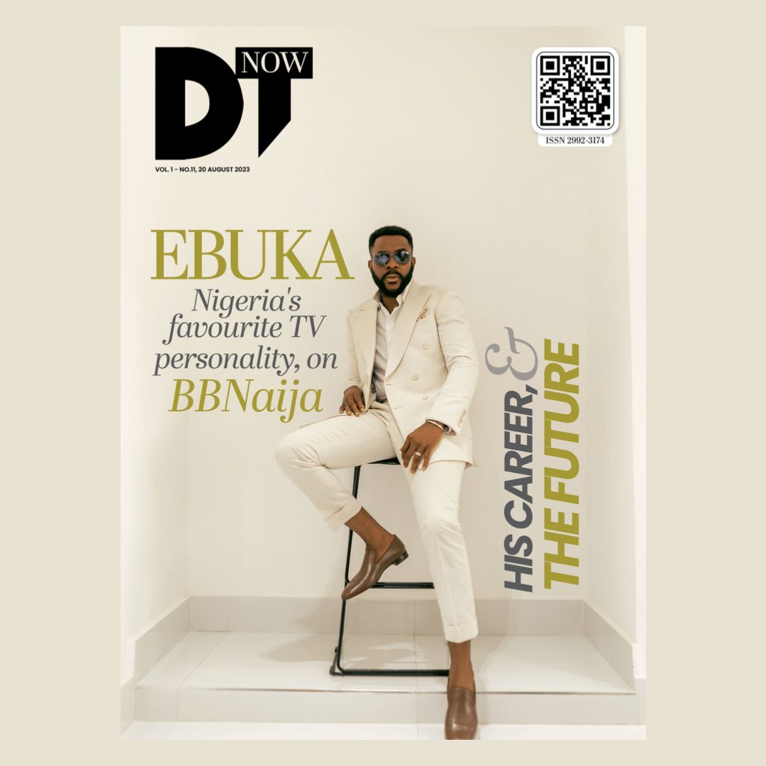 DTNOWdigital's tweet photo. DTNOW 11th edition Cover is the notable EBUKA OBI-UCHENDU. @Ebuka Nigerian's TV Golden “Boy”!
Ebuka Obi-Uchendu’s most notable role is as the TV host for @BBNaija 
Publisher- @ritaUdominic 
Editor- @elemdeeO 
Social media- @lifeofoluchi 
#BigBrotherNaijaAllStars #BigBrotherNaija https://t.co/4JYHTYHS1U