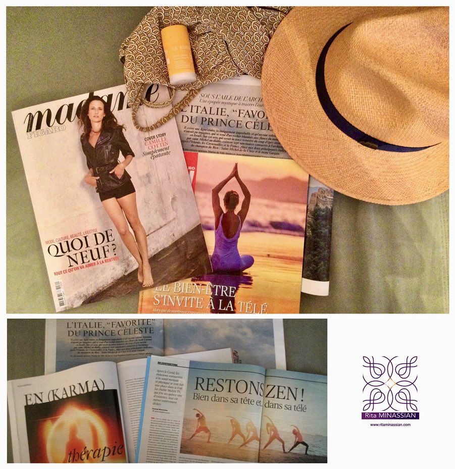 Un week end belle et #Zen avec Le Figaro!
On parle Archange, Karmatherapie et émissions bien-être qui s’invitent dans le PAF.
Bien être assuré… 🧘🏻‍♀️ 🧘🏻‍♂️
<a href="/FigaroMagazine_/">Le Figaro Magazine</a> 
<a href="/Madamefigaro/">Madame Figaro</a> 
<a href="/Le_Figaro/">Le Figaro</a>
 Balnéaire: <a href="/Hermes_Paris/">Hermès</a> 
Cosmétique solaire #larosee

#Karma #Bienetre