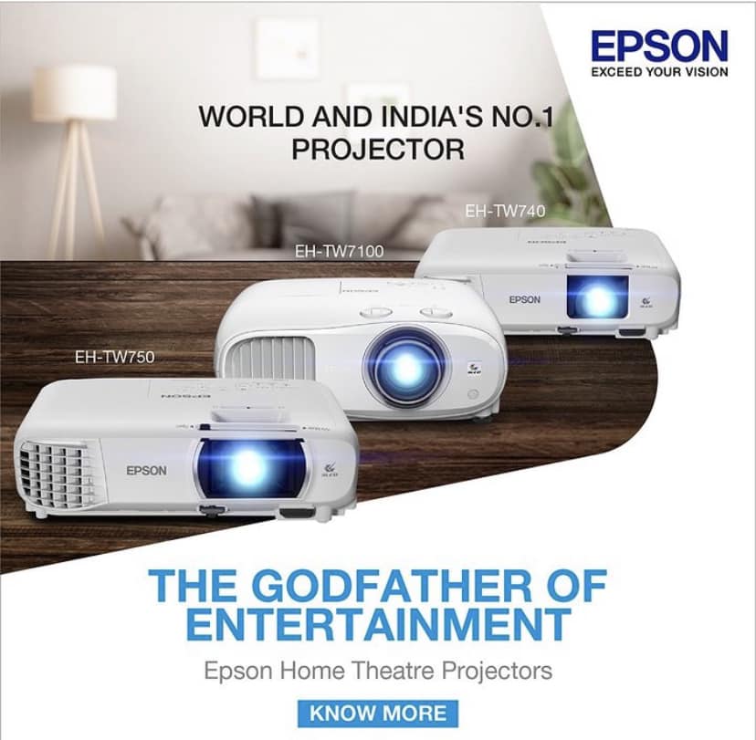 SolutionRadius's tweet image. #RadiusInfoSolution Experience The magic of larger- than-life #entertainment at #home.
#radius #BringHomethebigscreenexperience #LifeOnTheBigScreen #BigScreenLife #EpsonHomeThreatreProjectors #EpsonProjectors #Cinema #projector  #homethreatre #smartroom #school #college