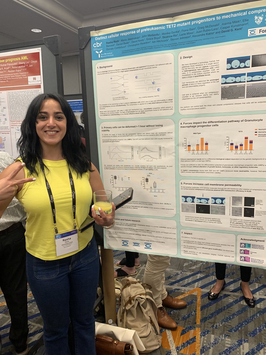 My favorite biophysist @rasharezk_ has developed ForCell that can use mechanical forces to change the properties of HSPCs. Looking forward to collaborating. @scienceadvocacy