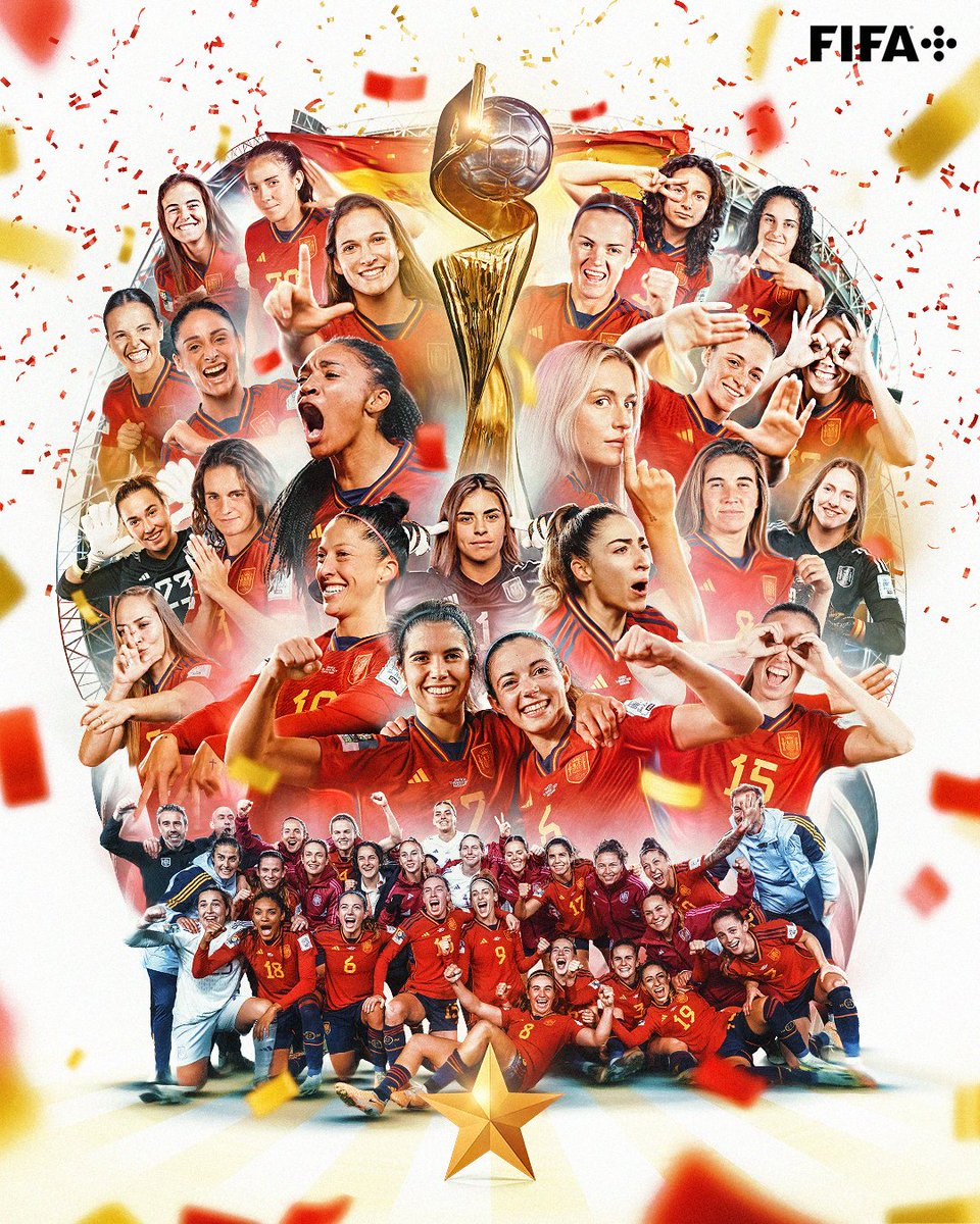 SPAIN ARE WORLD CHAMPIONS!!! 🇪🇸

#BeyondGreatness | #FIFAWWC