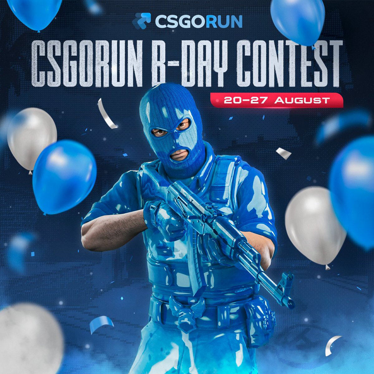 run_news's tweet photo. Our fourth birthday is coming up in a week and it's a reason to celebrate! Congratulate us in the replies for a chance to win a promo code! We'll pick our witty winners on August 27th 👏
#csgorun #csgofun #csgogiveaway #csgopromocode #birthdaycontest #contestgiveaway #csgo https://t.co/pVjTb9WBBA