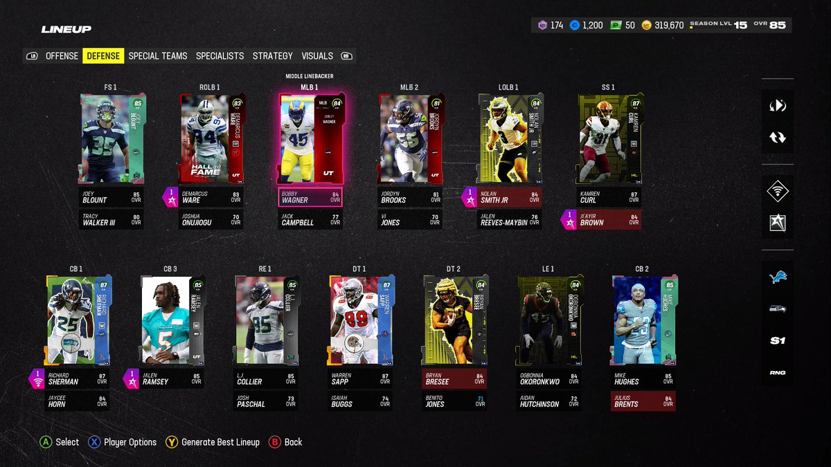 still waiting on a few more RPs.. will post again once the TT is complete. seahawks/lions hybrid TT is insane

#Madden24 #MaddenSeason #MUT #maddenultimateteam