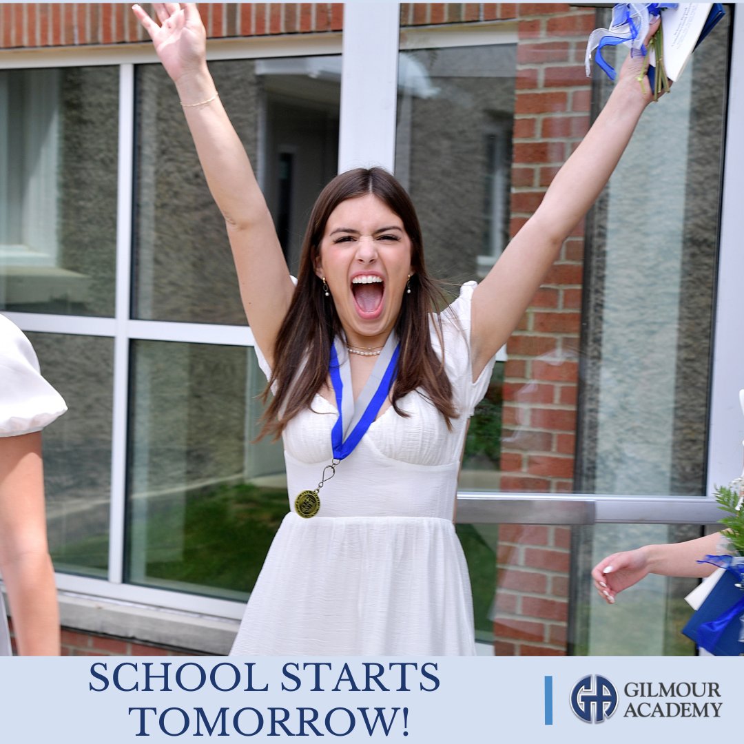GilmourAcademy's tweet image. Capture the excitement of the first day of school at Gilmour Academy and share your photos with us! Don't miss the chance to be featured on our social media platforms. 📸✨ 🕔#WhyGilmour #WeAreGilmour #GAFirstDay