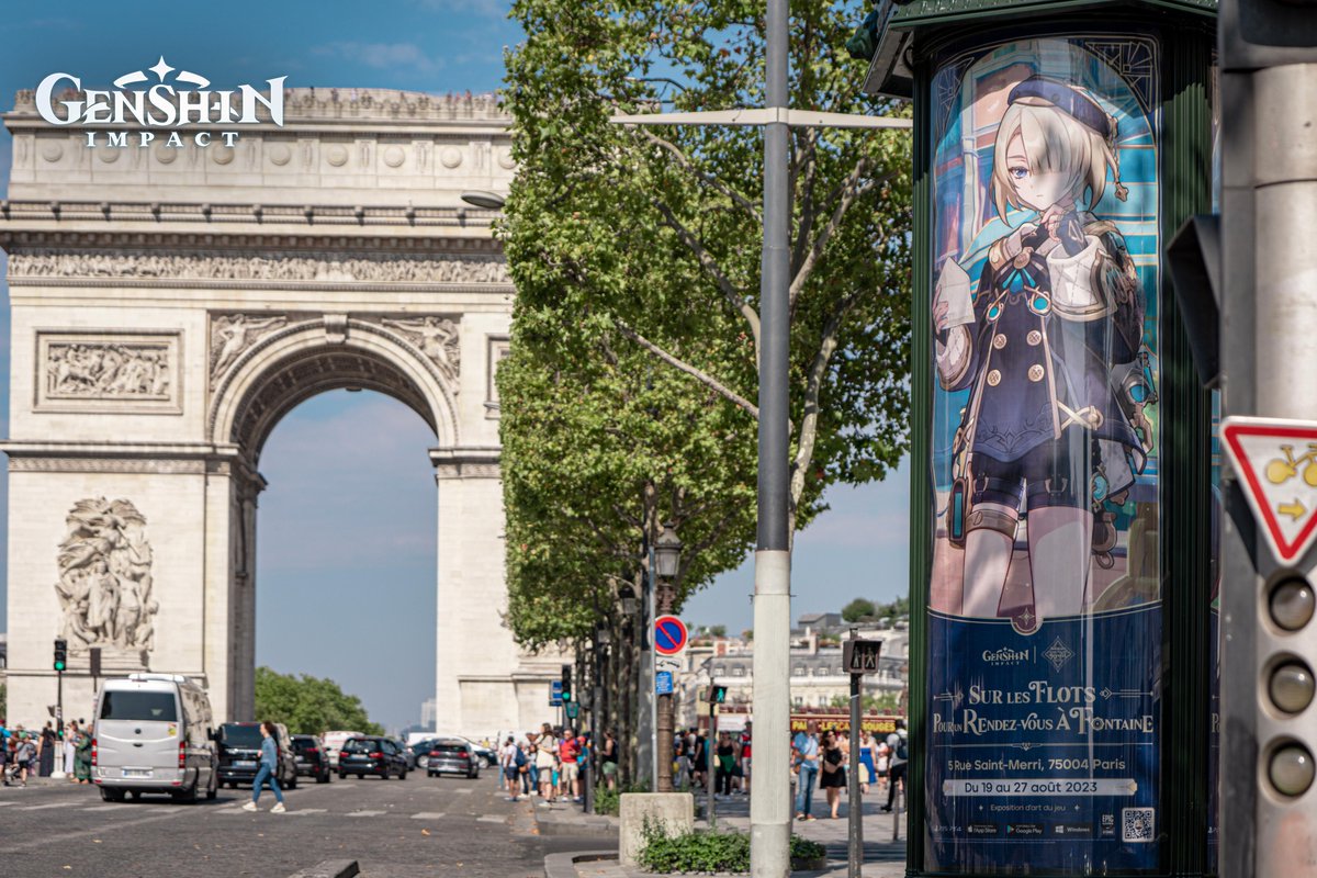GenshinImpact's tweet photo. Dear Travelers,

Come take a look at the scenes from the Fontaine exhibition's opening day!

Details: https://t.co/2f2Vs5WpX1
 
#GenshinImpact #GenshinImpactFontaine #FontaineExpo https://t.co/MkIE08RfmI