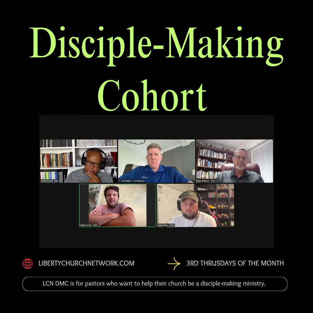 LibertyCNetwork's tweet image. Over 30 LCN pastors gather monthly for our Disciple-Making Cohort (DMC). It's a focused time for leaders to hear from high-level speakers &amp;amp; breakout into smaller Zoom rooms to discuss the practical application of how to better make disciples in their churches. #makingdisciples