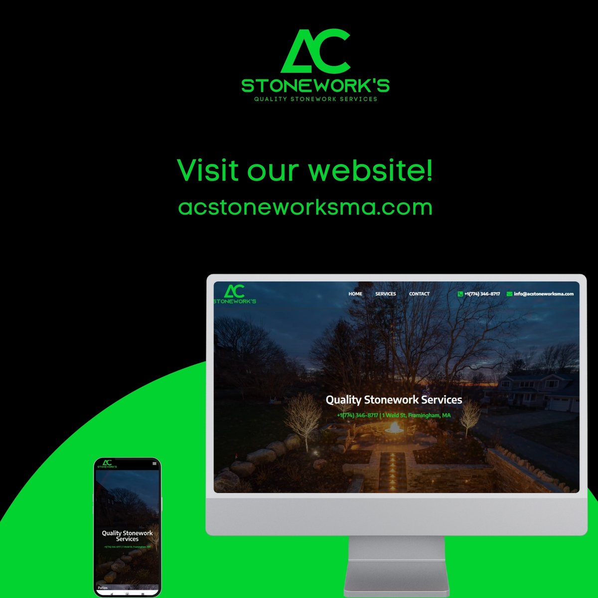 acstoneworksma's tweet image. Do you already know our website?

Visit acstoneworksma.com and learn more about our services!

#acstoneworks #stoneworkservices #stonecontractor #ma #massachusetts #stone #website