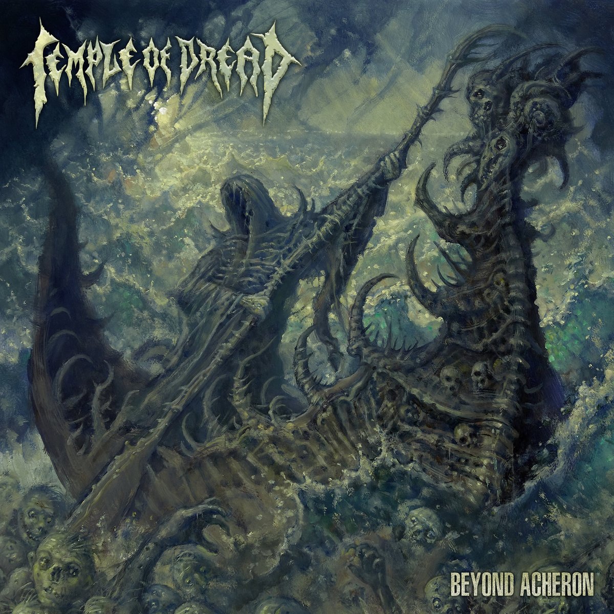 deadlystormzine's tweet photo. You will gradually disintegrate into dust! Old, moldy death metal, soaking echoes from bloody swamps! Recenze/review - TEMPLE OF DREAD - Beyond Acheron (2023): https://t.co/a0OM8K5Nu4 #Deathmetal #templeofdread #Review .@TestimonyRecs .@newmetalalbums1 .@orphe666 .@slawawasil2 https://t.co/vXuxPRXJTS