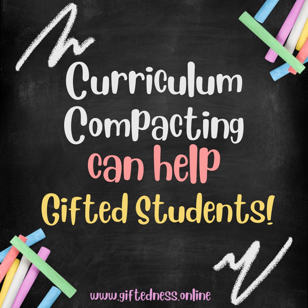 infogiftedness's tweet photo. According to the National Association for Gifted Children, curriculum compacting allows for differentiation of material for gifted students. 
#gifted #students #teachers https://t.co/J4Rd7eOsVN