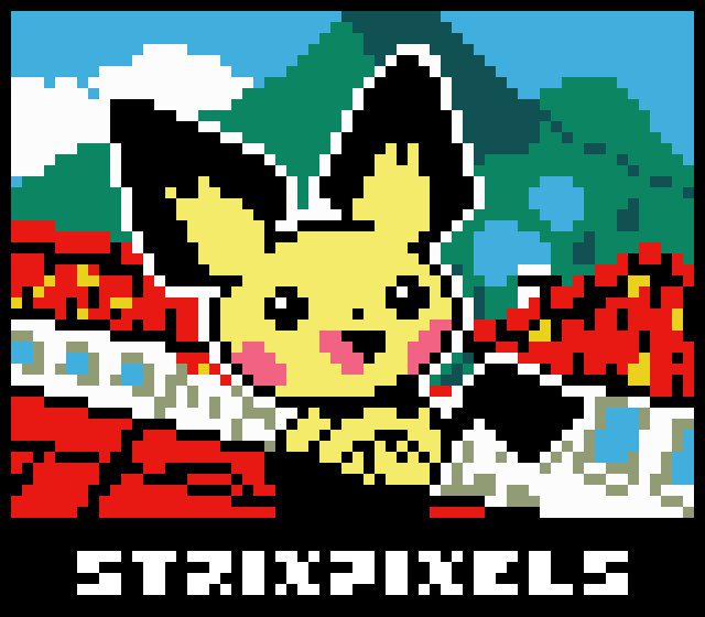 StrixPixels's tweet photo. 25/111 Platinum Arceus 
Original Illustrator: Kanako Eo

#pixelart #ドット絵 #像素画 #gameboy #pokemon https://t.co/miJbHVpU8C