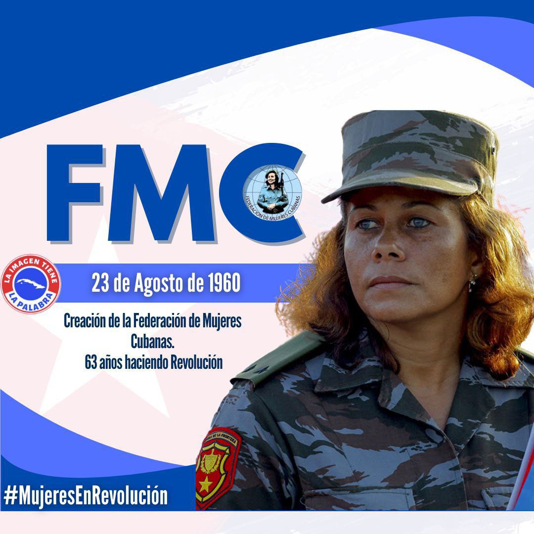 MinfarC's tweet photo. Fidel 8/3/1985: Fue la incorporación de la mujer a la defensa, uno de los factores que más contribuyó al desarrollo de nuestra concepción y a la multiplicación de nuestras fuerzas.
#MujeresEnRevolución https://t.co/BhabdcKuH6