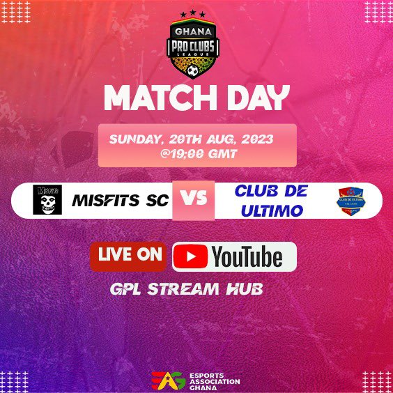 Ghanaproclubs's tweet photo. It’s Match Day!!!
@CougarsGH vs @groundupxi 
@msftsfc vs @ClubdeUltimo 
@GHallstar vs @abrimgengfc 
@BerekumMilan vs @OnukpaWarriors 
#GPL #FIFA23 #EAFC24 #proclubs https://t.co/UuljHjYpNg