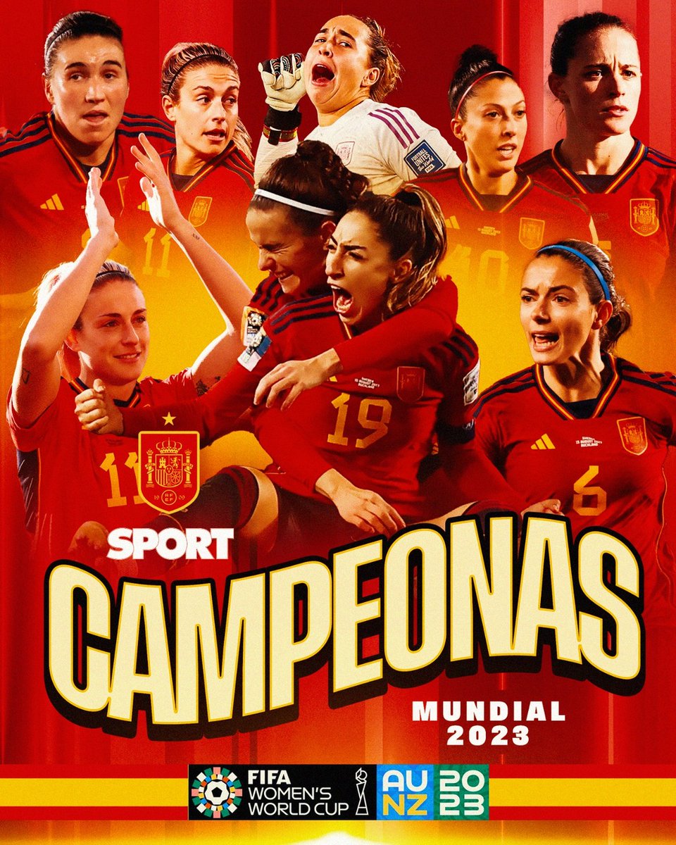 🏆 ¡FINAL! ¡QUE SÍ! ¡QUE SOMOS CAMPEONES DEL MUNDO!

🌟 LA SELECCIÓN FEMENINA GANA SU PRIMERA ESTRELLA

🥇¡ESTAS JUGADORAS HAN HECHO HISTORIA!

🇪🇸 1 🆚 0 🏴󠁧󠁢󠁥󠁮󠁧󠁿