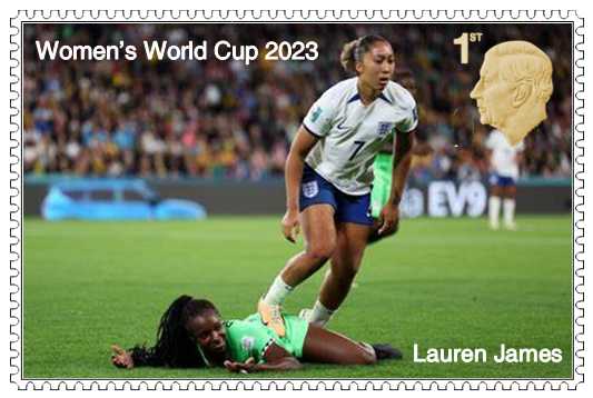 ArnoldJAardvark's tweet photo. Royal Mail press ahead with a special issue despite England #FIFIAWWC final defeat with a Lauren James commemorative stamp.
#Lionesses #ESPvENG https://t.co/JpEvJe8TIp