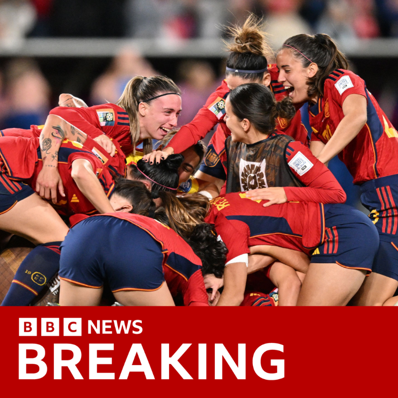 BBCBreaking's tweet photo. England have been defeated by Spain 1-0 in the Women's World Cup final

In full ⬇
