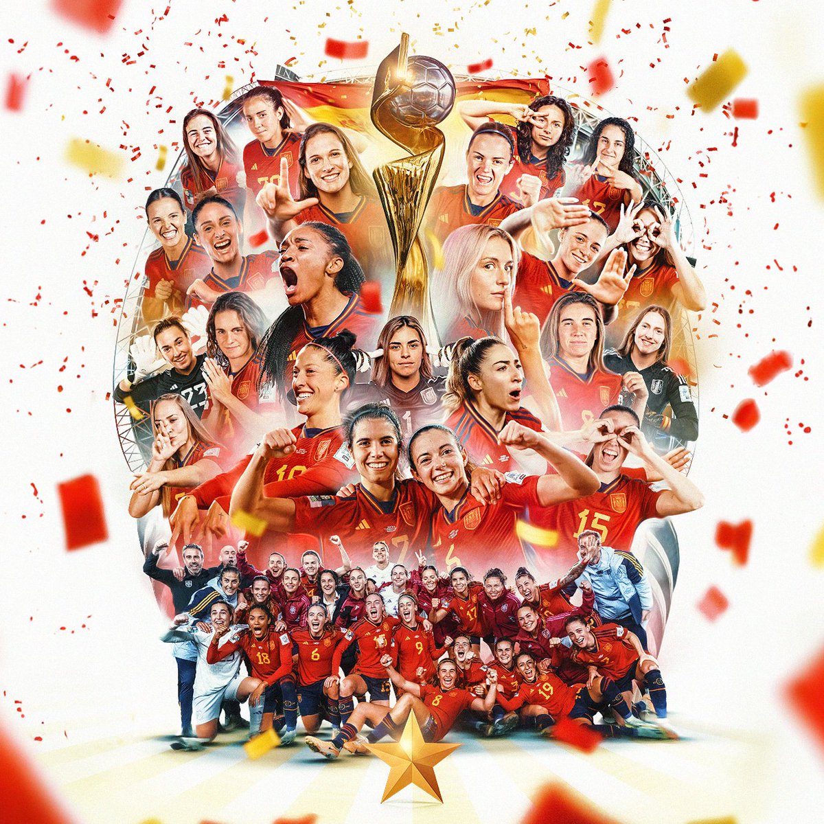 fifaworldcup_de's tweet photo. 🥳 Vamos #Spain! #FIFAWWC https://t.co/ZT5Ak1yLWs