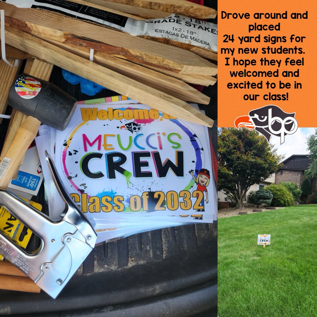 kddoyle's tweet photo. #classroomcommunity #yardsigns #meuccis_crew #teacher #teachertwitter https://t.co/oIom9BRtWl