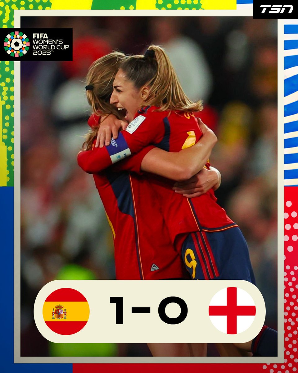 SPAIN WINS THEIR FIRST EVER WORLD CUP CHAMPIONSHIP!!🇪🇸🏆 #FIFAWWC