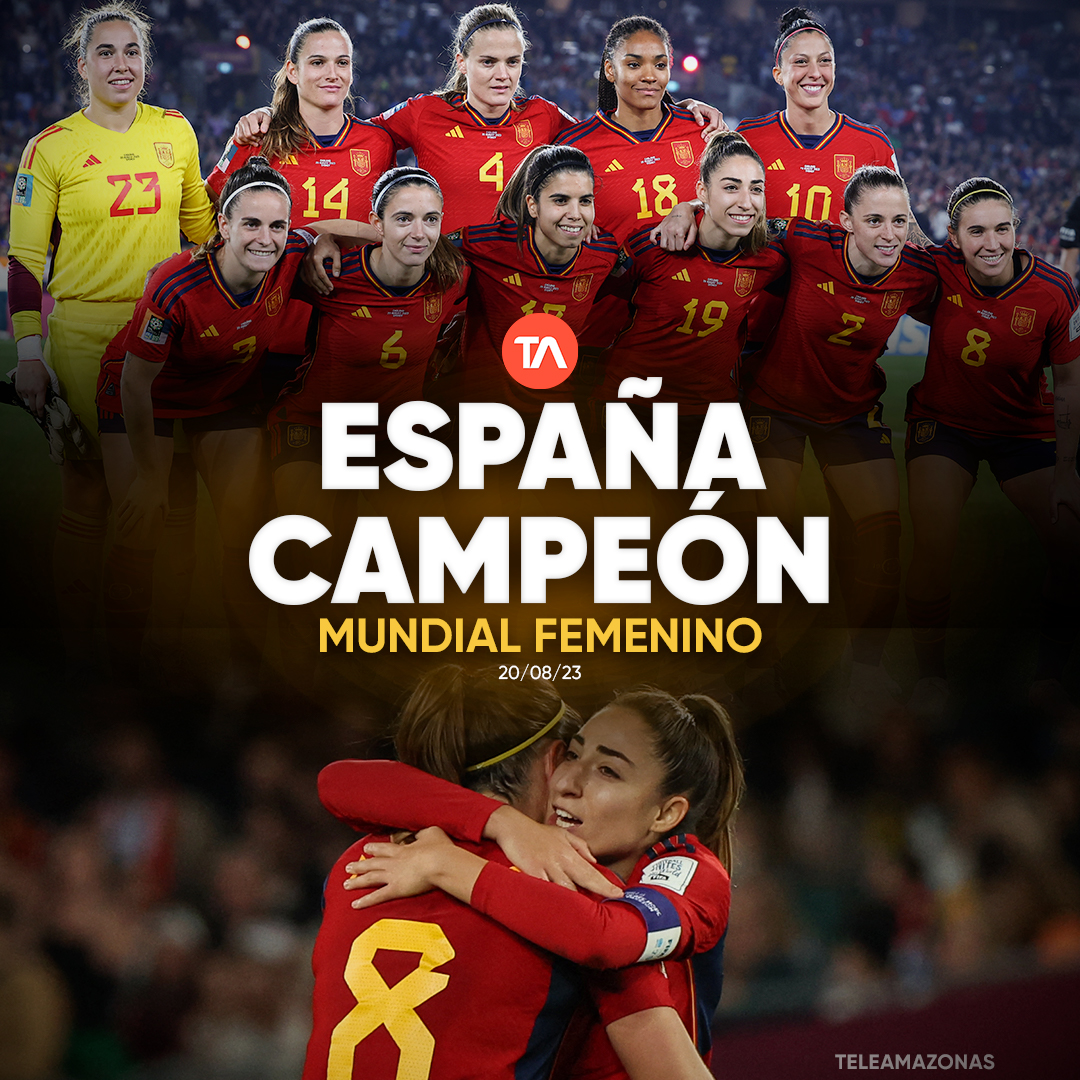 #FIFAWWC | ¡Grande España! La Roja se impone a Inglaterra en la final del Mundial Femenino 2023 y se consagra campeón ow.ly/lAiJ50PBb8y