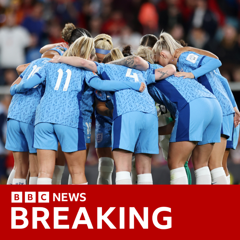BBCBreaking's tweet photo. England have been defeated by Spain 1-0 in the Women's World Cup final

In full ⬇