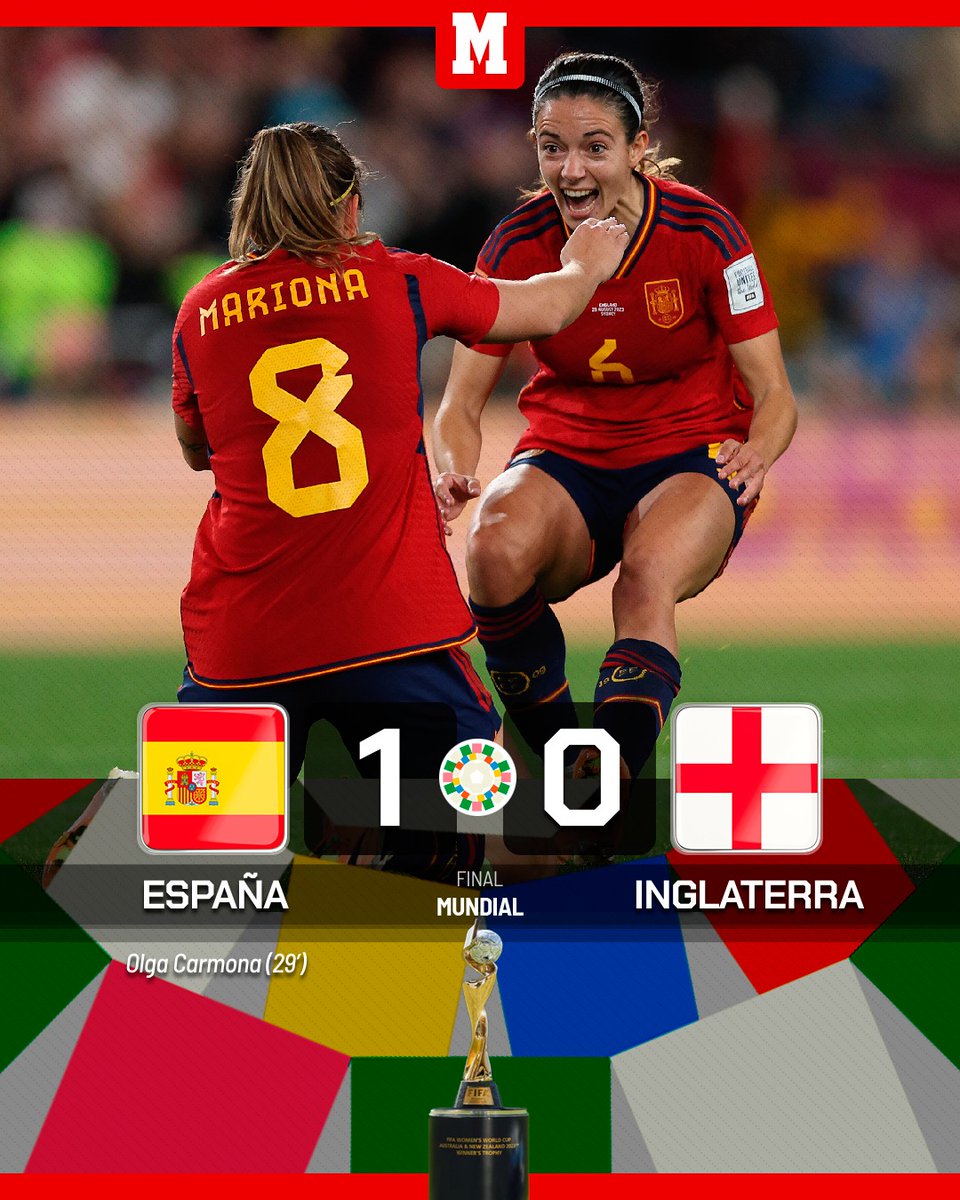🏆 El partido que recordaremos toda la vida

#ESP 1⃣🆚0⃣ #ENG

📌 #FIFAWWC #MundialFemenino2023