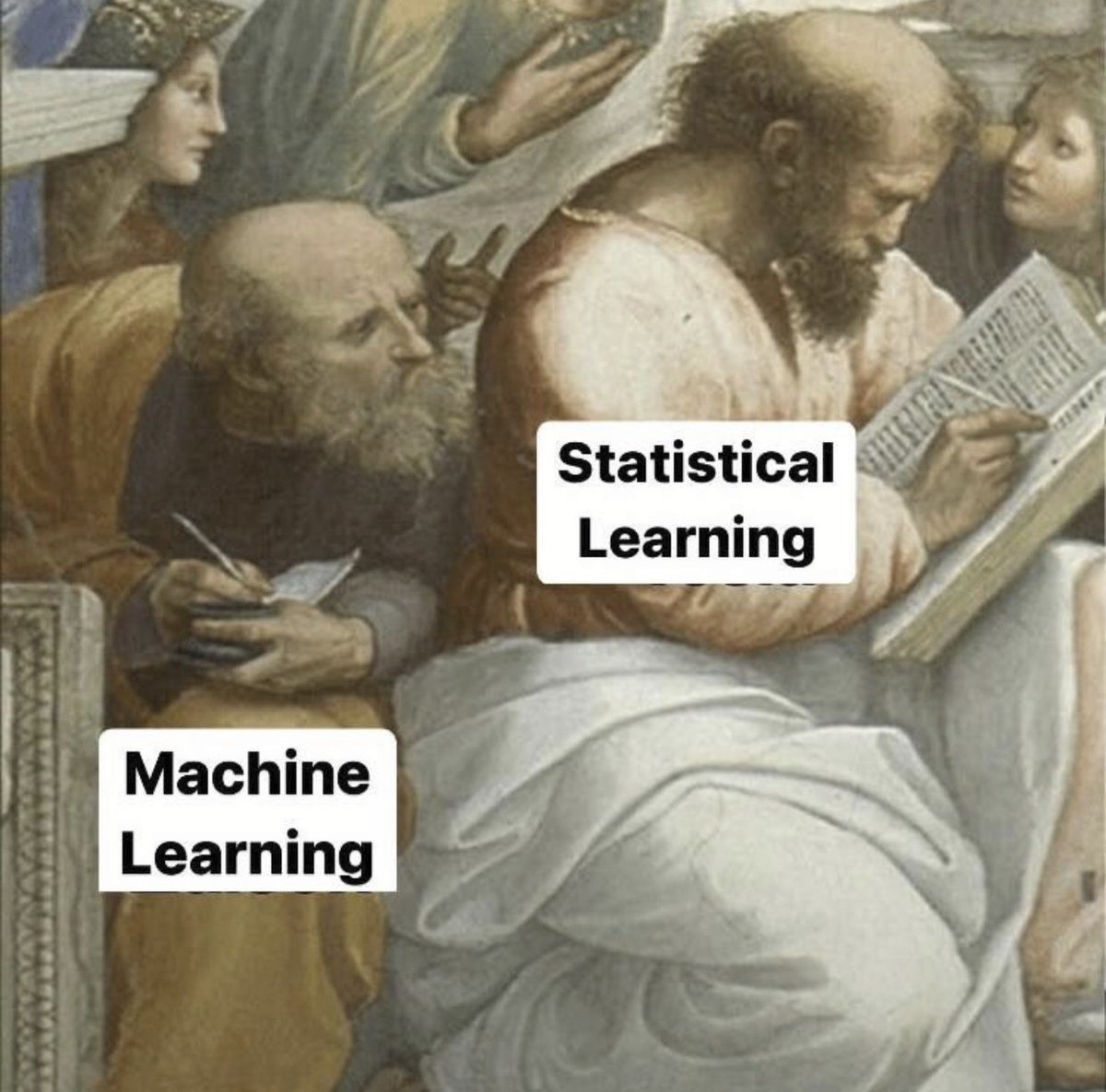 #MachineLearning vs #StatisticalLearning

Thanks @DataScienceDojo!