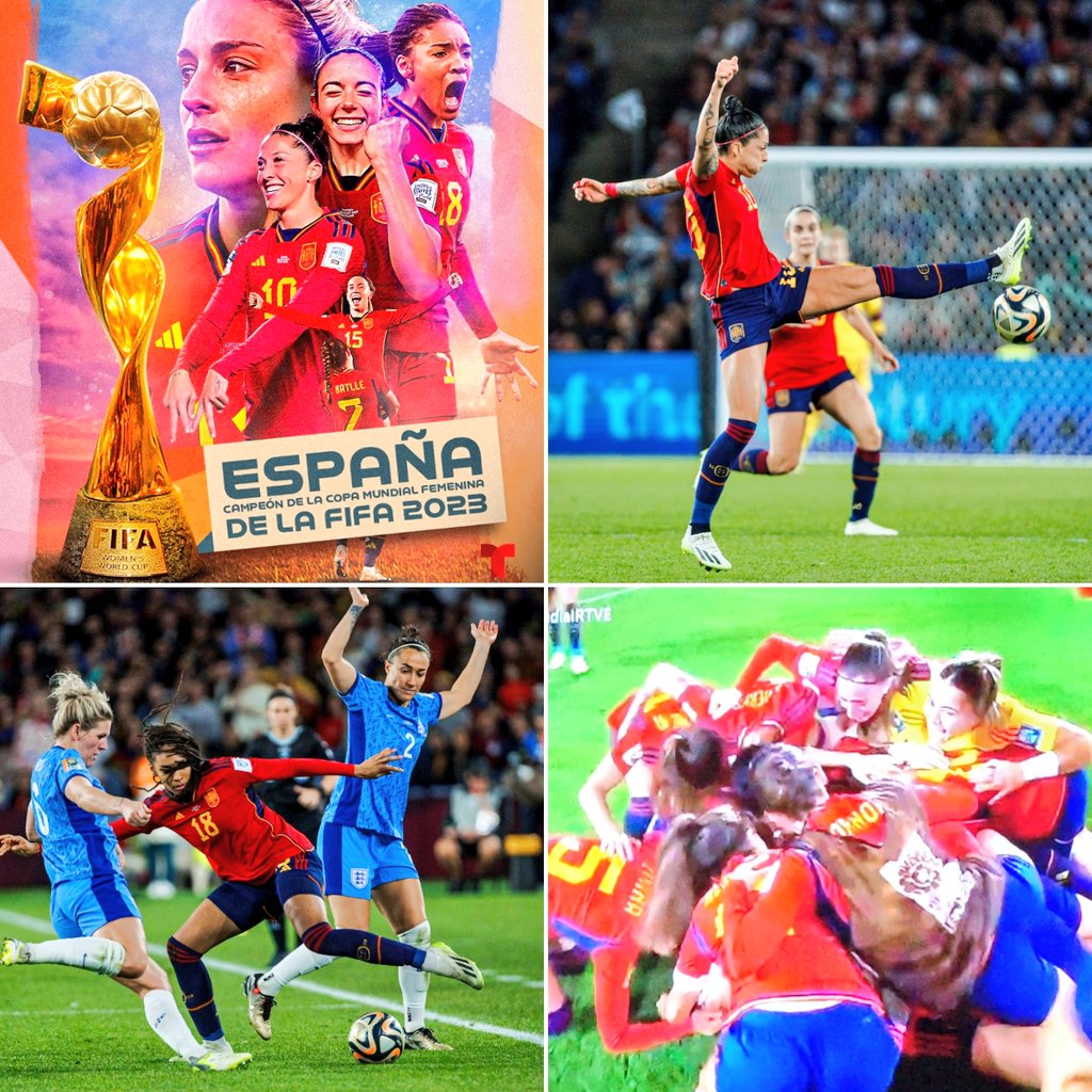 aminazmani's tweet image. 🏆CAMPEONAS DEL MUNDO!!!!

🇪🇦 ESPAÑA VUELVE A HACER HISTORIA!! 

🔝⚽ SOIS GRANDES!!
#FIFAWomensWorldCup 
#FIFAWomensWorldCup2023 
#FIFAWWC 
#MundialFemenino