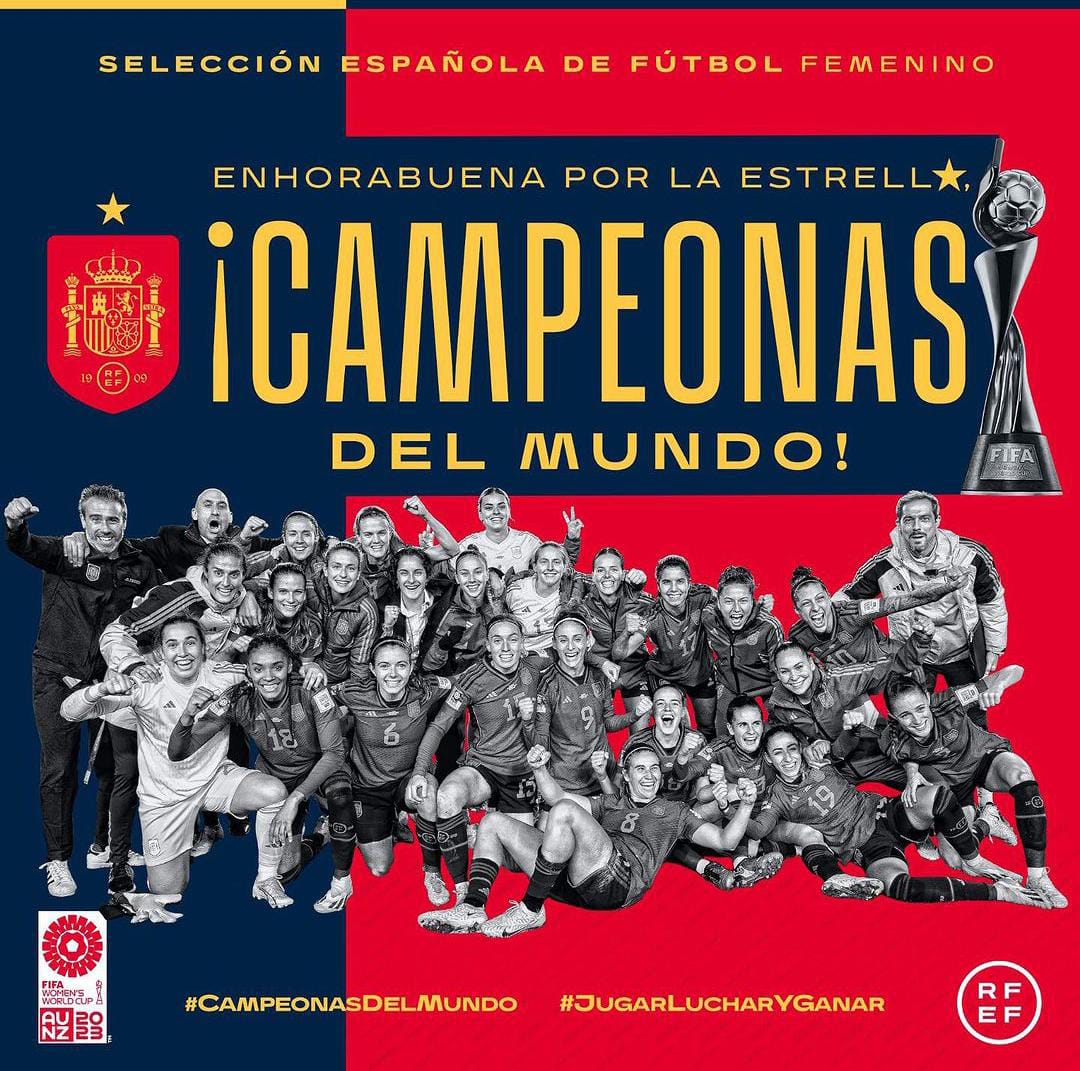 Alvxendless's tweet photo. Increíble lo de estas mujeres, vamos a cambiar el mundo #WomensWorldCupFinal #Legendarias #ESP https://t.co/EliUZN5deK