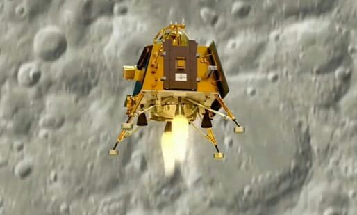 NewsIADN's tweet photo. Chandrayaan-3 : @isro has successfully completed #Vikram lander's final deboosting operation, all eyes are set now on Wednesday (August 23) evening for the final descent &amp; touchdown.

#IADN https://t.co/VEYC8rAKNu