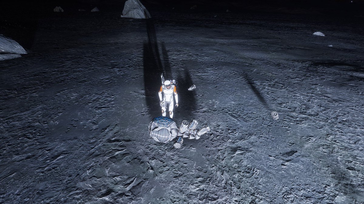 AceExploration's tweet photo. Cmdr Lord Scarfinger found something where no one else has been before him. Or so it seems...

#StellarScreenshots #EDPostcards #EliteDangerous #EliteDangerousOdyssey #elitedangerousphotography https://t.co/TEw1Top67l