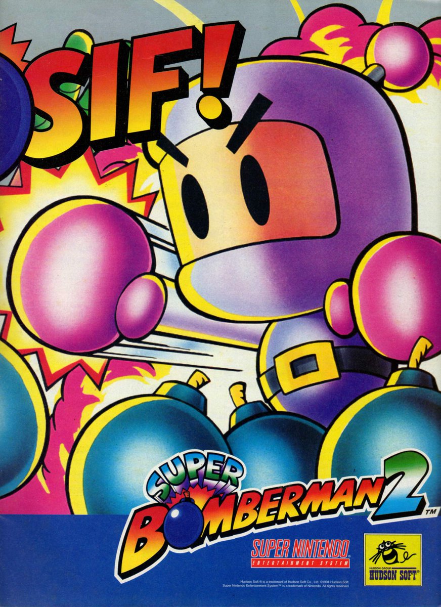 AllmightoFranky's tweet photo. La pub dans les mags JV des #80s #90s avec des pubs glanées dans le #PlayerOne 47 de novembre 94!Double page explosive pour #SuperBomberman2 sur #Supernes,#MickeyMania sur #Megadrive,#Snes et #MegaCD et #SuperPinball sur #Snes!!#retro #retrogaming #oldschool #culturepub https://t.co/PRzFVRmoII