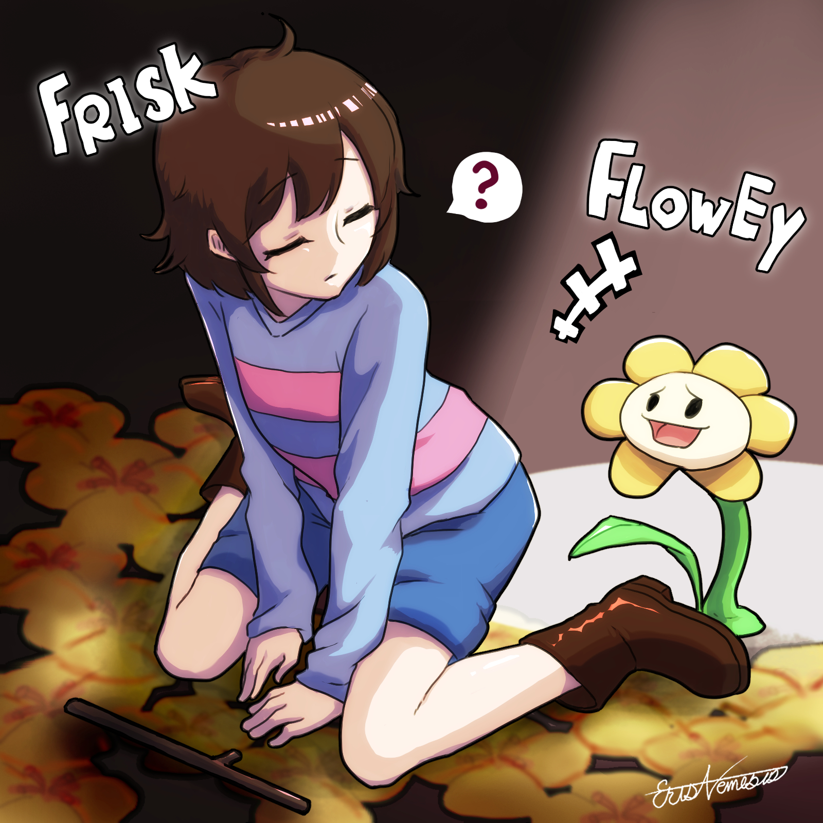 Flowey Undertale - Fanart 3 by EmeriWatson on DeviantArt