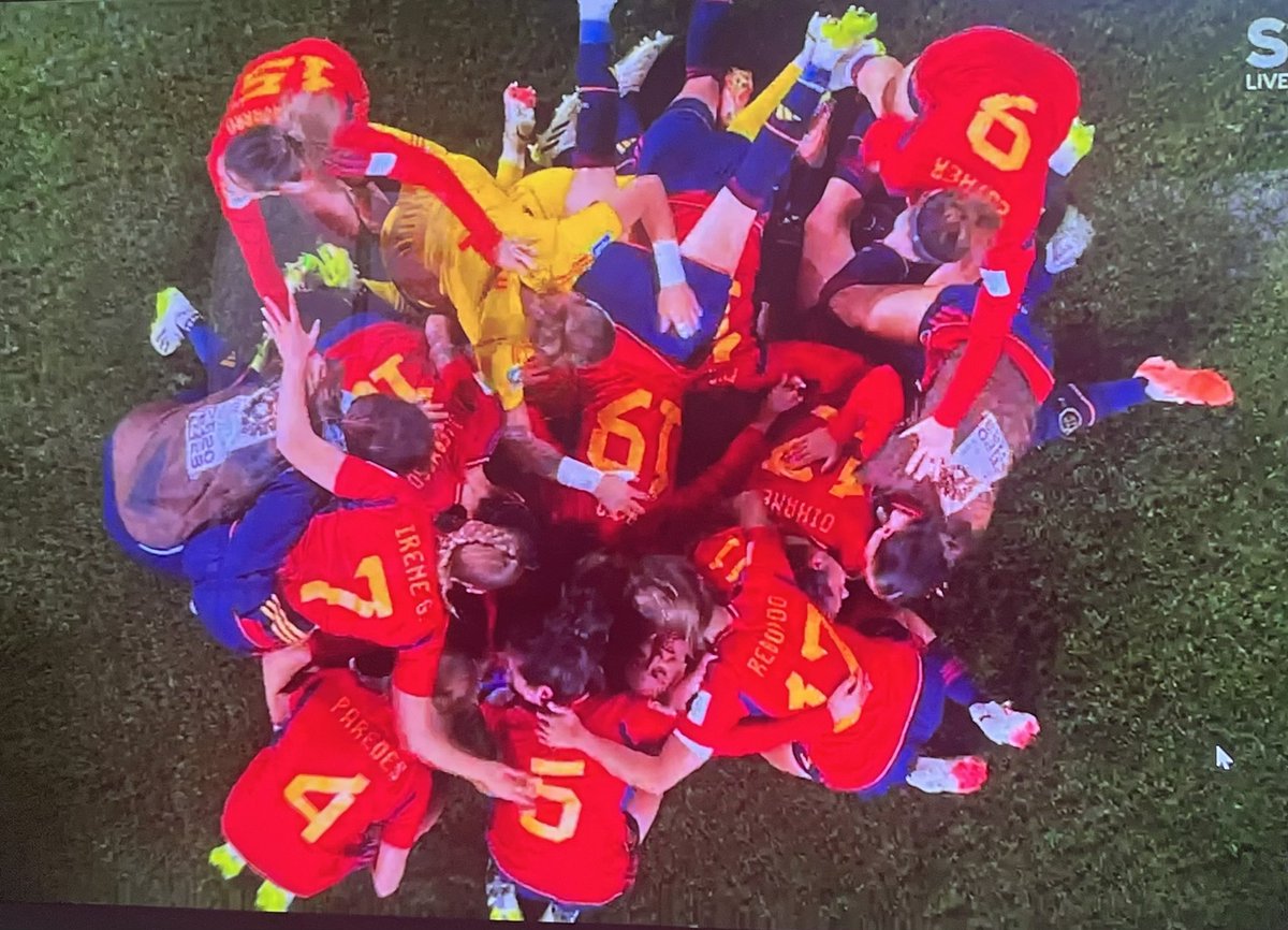 pastora_valero's tweet photo. Congratulations, La Roja !! Campeonas del Mundo 🇪🇸🔥🏆!! What a team !! https://t.co/GwglbITmFL