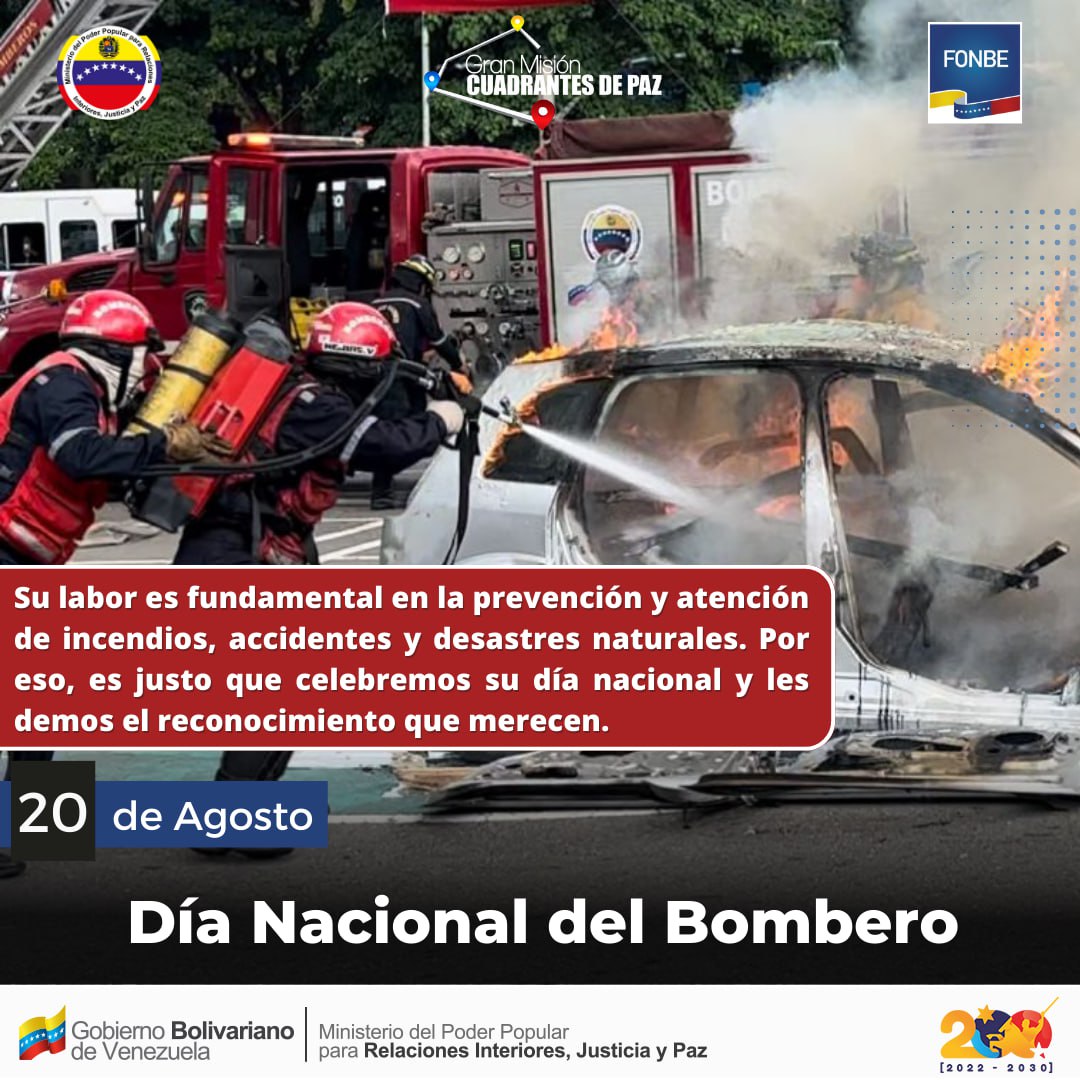 FBomberos's tweet photo. Feliz Día Nacional del Bombero(a) 🚒🧑

Los bomberos(as) son una parte fundamental de nuestra sociedad, ya que se encargan de proteger nuestras vidas y bienes en situaciones de emergencia. Su valentía y compromiso son un ejemplo para todos nosotros.

#EstaEsNuestraCultura ♥️ https://t.co/U8tNXSzv0x