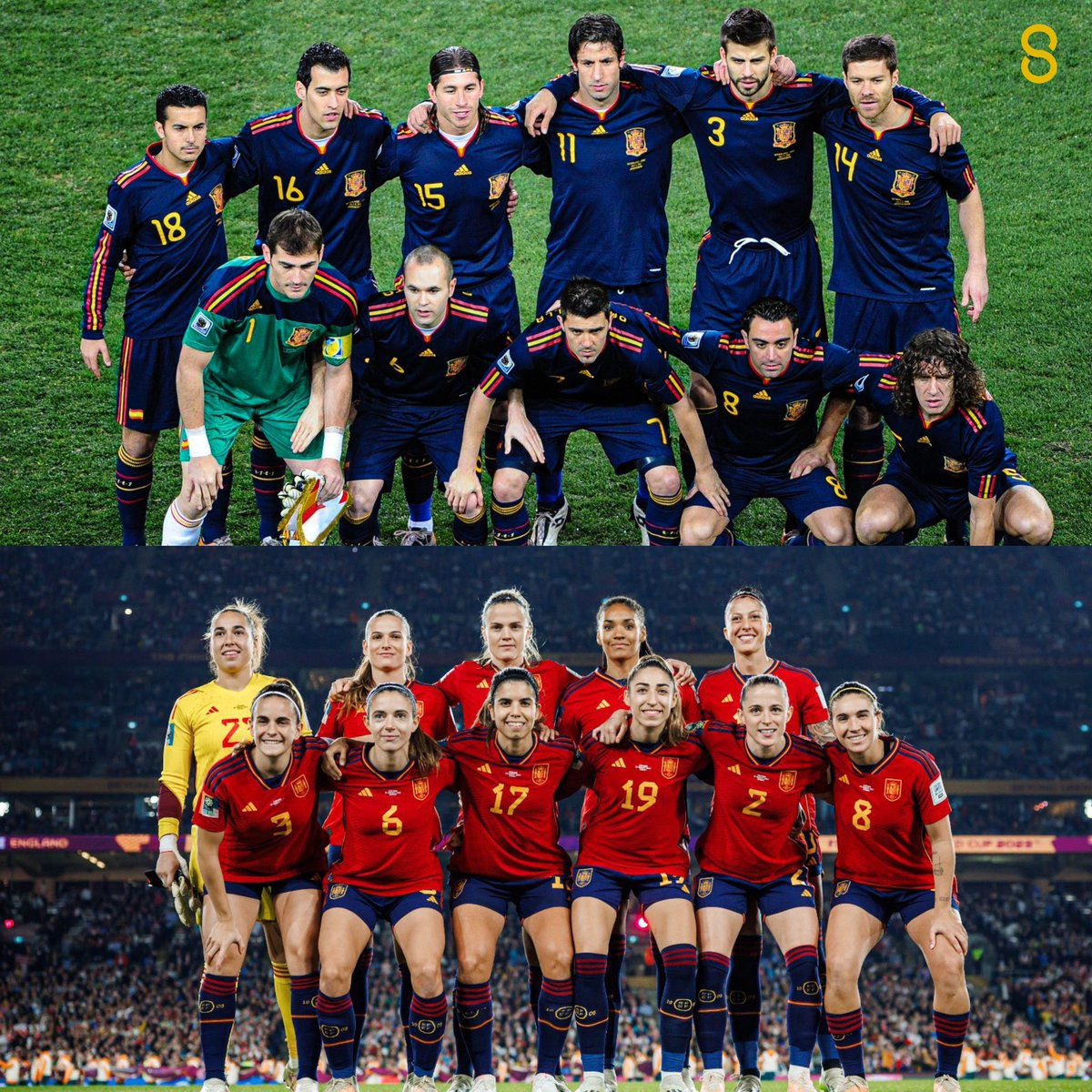 INIE8TAZO's tweet image. La 𝐡𝐞𝐠𝐞𝐦𝐨𝐧𝐢́𝐚 del Barça masculino y femenino durante el siglo XXI ha sido imparable.

Orgullo 💙❤️⭐️