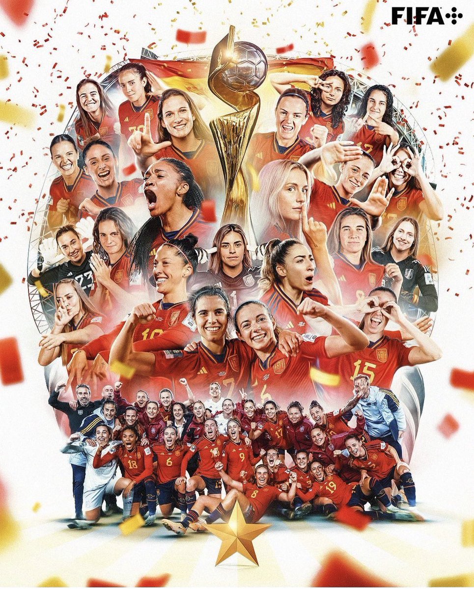 Sois unas guerreras , habeis llegado al cielo, habeis demostrado que el futbol no es cosa de hombres, habeis dado esperanzas a las nuevas generaciones. VIVA ESPAÑA CARAJOOO #FIFAWomensWorldCup #españainglaterra
